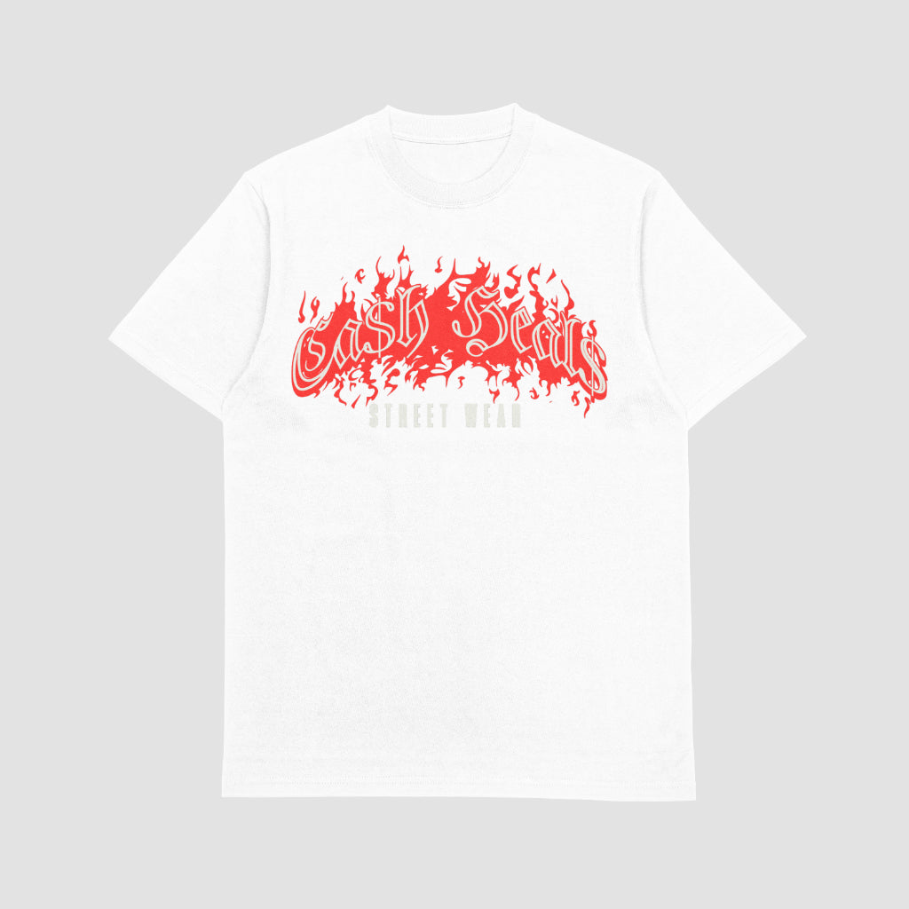 Cash Heals Streetwear Fire Tee