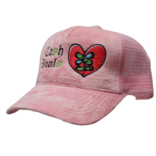 Ca$h Heal$ Suede Trucker Hat